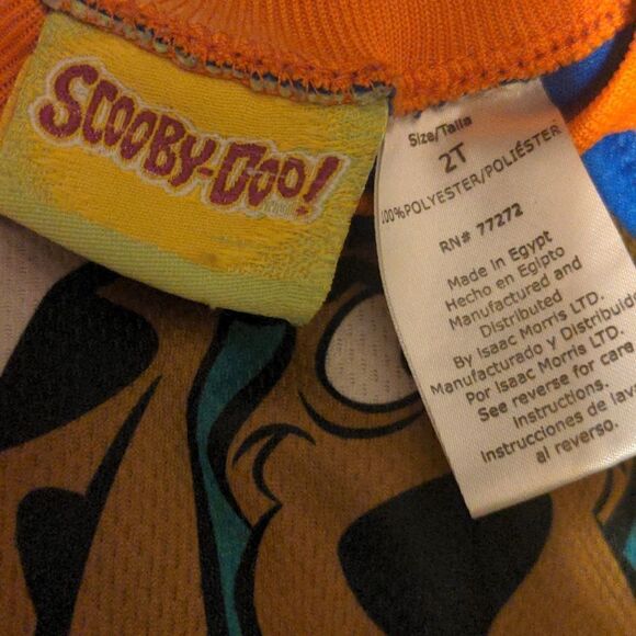 Scooby Doo vintage basketball jersey size 2T - Picture 2 of 5